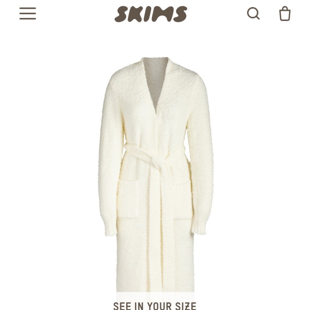 SKIMS Cozy Robe